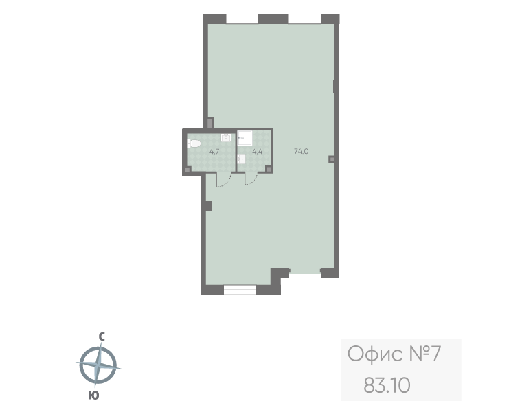 Продам офис 83.1 м.кв.