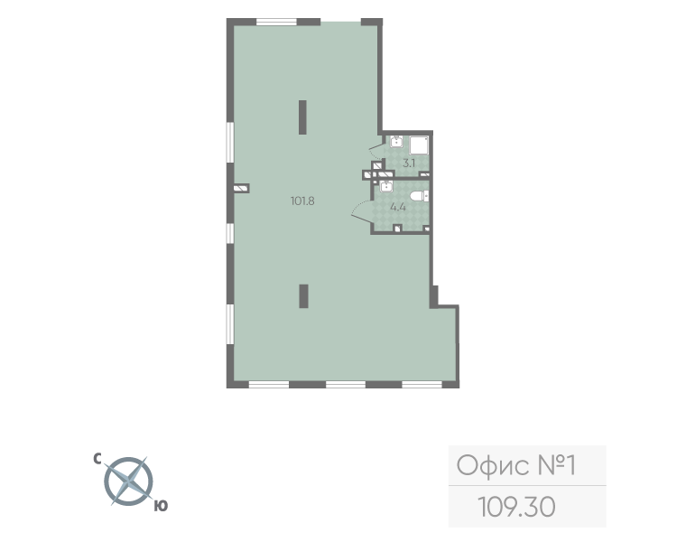 Продам офис 109.3 м.кв.
