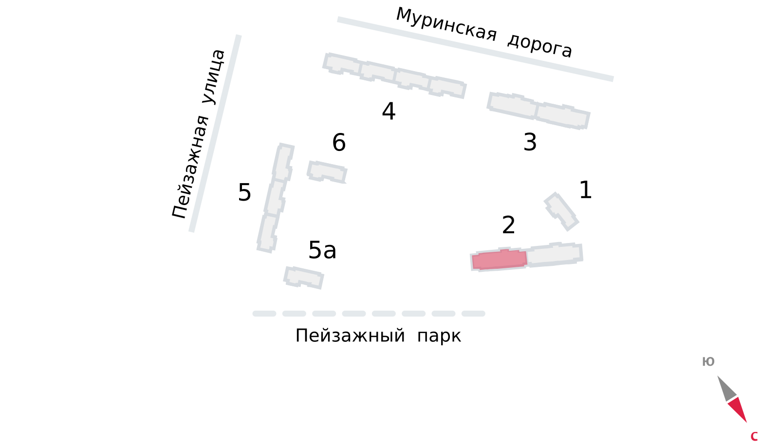 1-комнатная квартира, 34.8 кв.м, ЖК "Пейзажный квартал" (Цветной город), изображение-2