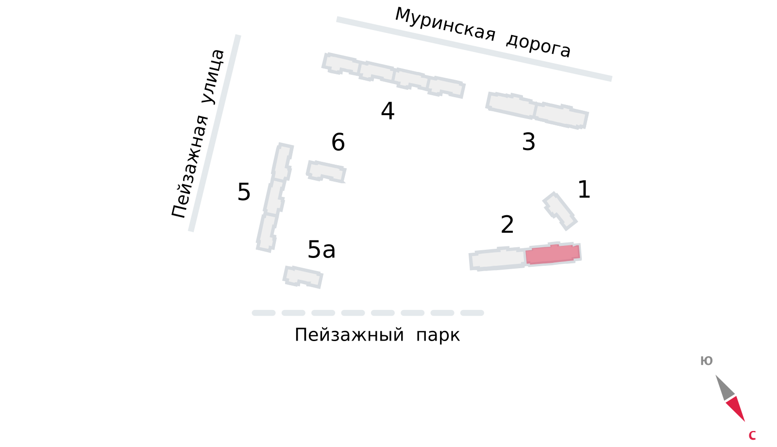 1-комнатная квартира, 34.8 кв.м, ЖК "Пейзажный квартал" (Цветной город), изображение-2