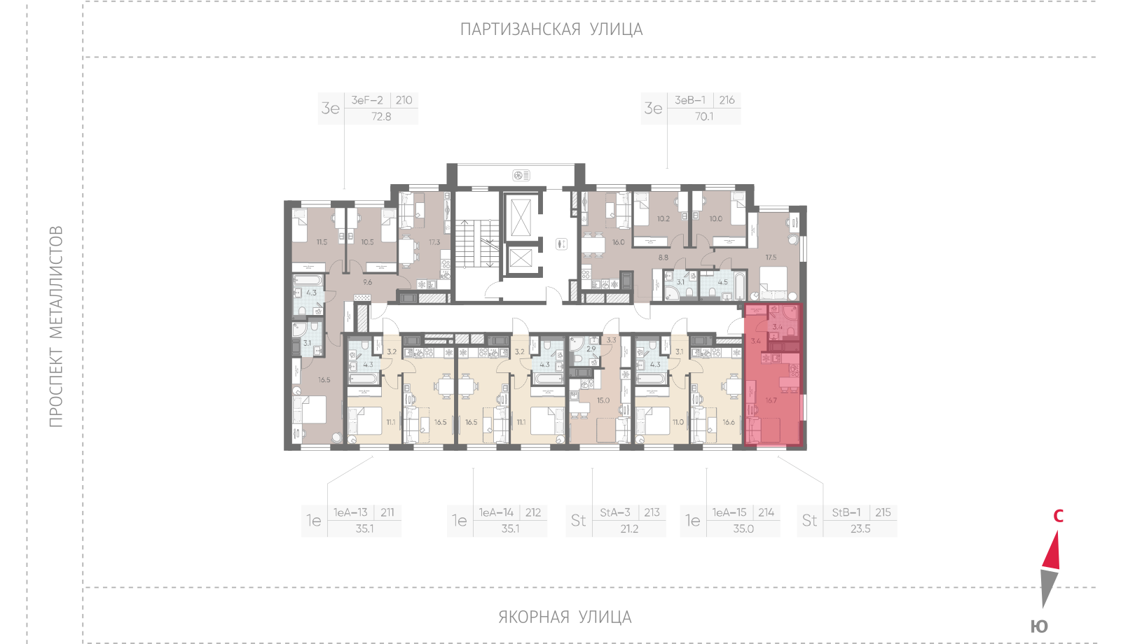 23.5 кв.м, ЖК "Большая Охта", изображение-2
