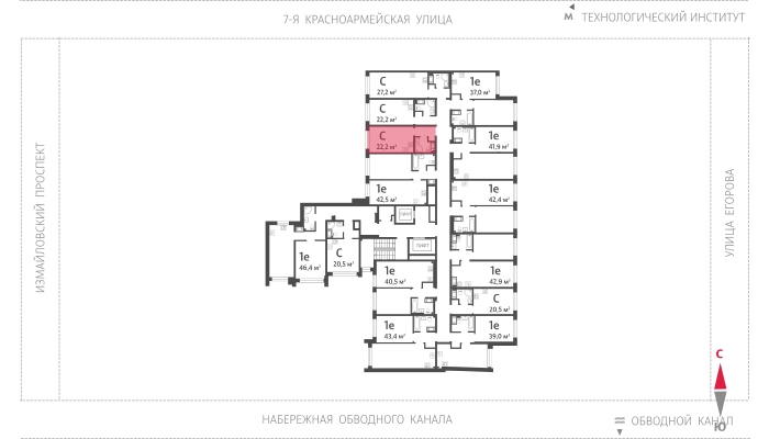22.2 кв.м, ЖК "Измайловский", изображение-2