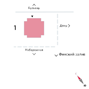 2-комнатная квартира, 64.8 кв.м, ЖК "Морская набережная", изображение-2