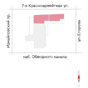 2-комнатная квартира, 65.3 кв.м, ЖК "Измайловский", изображение-2