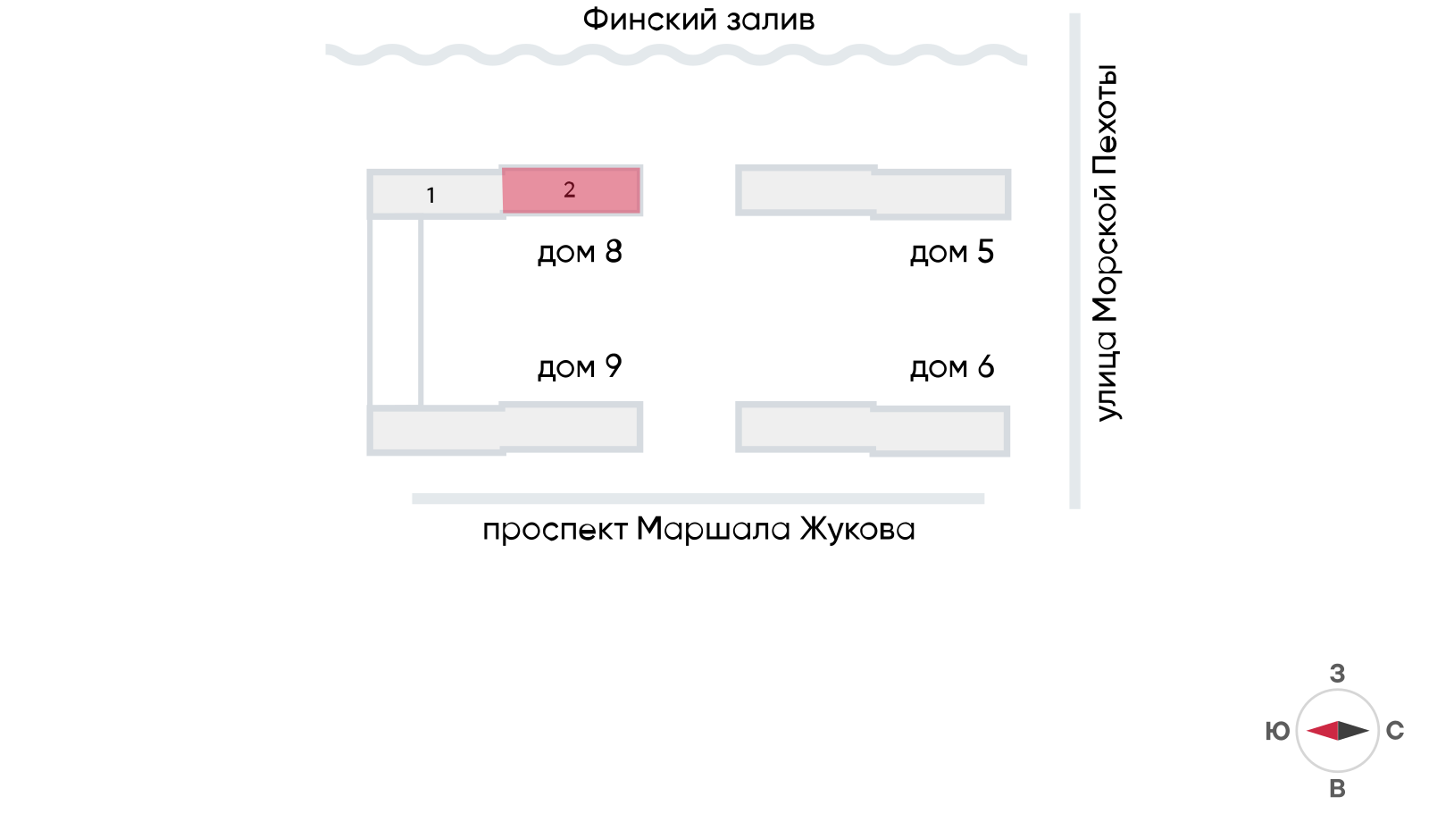 21.83 кв.м, ЖК "Морская миля", изображение-2