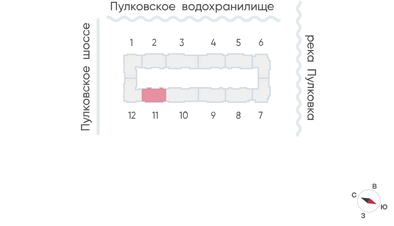 1-комнатная, 37.3 м2, ЖК «Пулково Лейк» 1-комнатная, 37.3 м2, ЖК «Пулково Лейк»