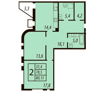 Мосфильмовская улица, д.88к14 Мосфильмовская улица, д.88к14