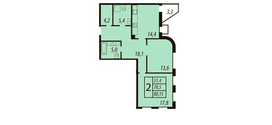 Мосфильмовская улица, д.88к14 Мосфильмовская улица, д.88к14