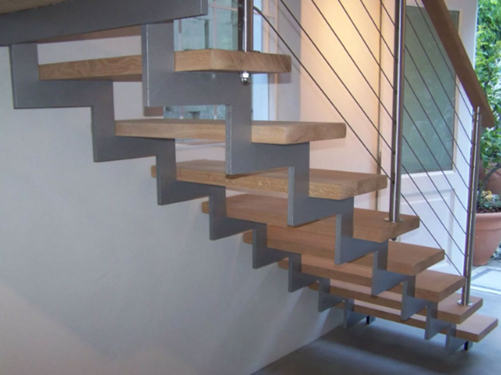 Изготовление межэтажных лестниц на металлокаркасах в коттедж, таунхаус.