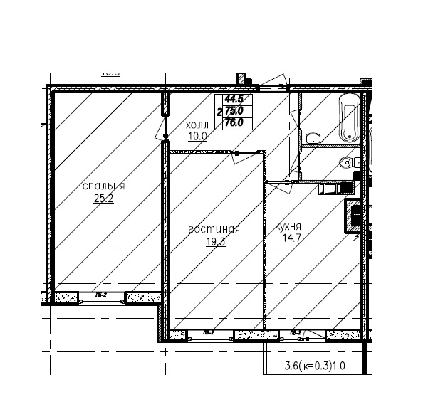 Продажа 2-комнатной новостройки, Всеволожск, Социалистическая,  д.114