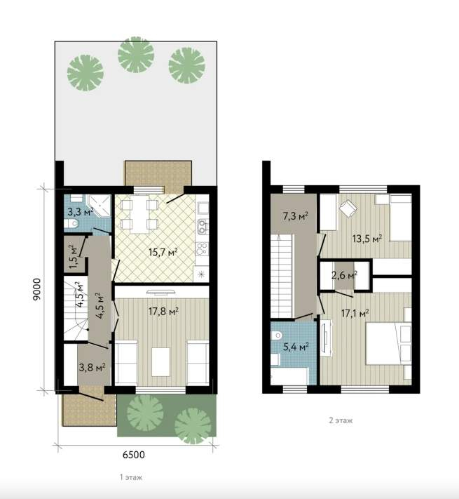 Продажа дома, 96м <sup>2</sup>, 1 сот., Краснодарский