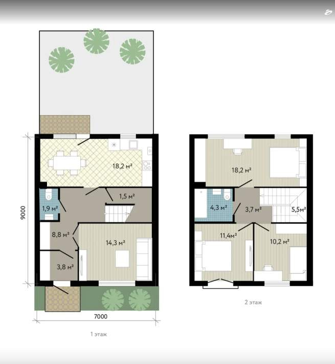 Продажа дома, 101м <sup>2</sup>, 2 сот., Краснодарский