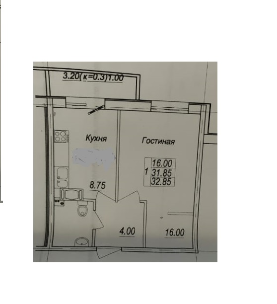 Продажа 1-комнатной квартиры, Парголово, Тихоокеанская улица,  д.1 к 2