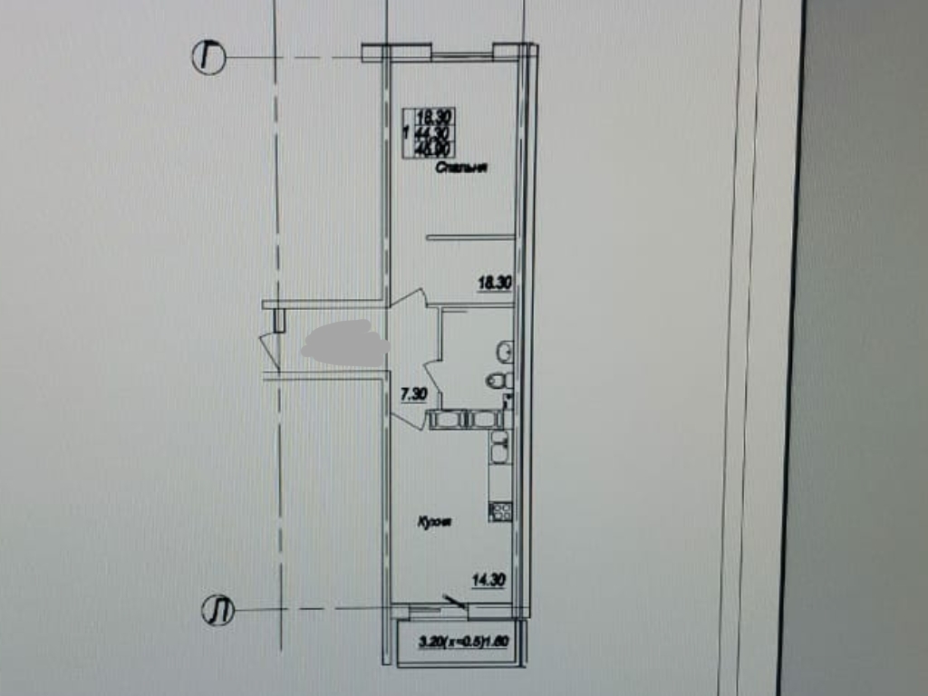 Продажа 1-комнатной квартиры, Парголово, Тихоокеанская улица,  д.1 к 2