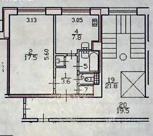 Продажа 1-комнатной квартиры, Санкт-Петербург, Кузнецова проспект,  д.29к1