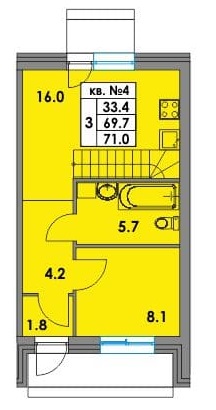 Продажа 3-комнатной квартиры, Аннолово, Березовая аллея,  д.1/1