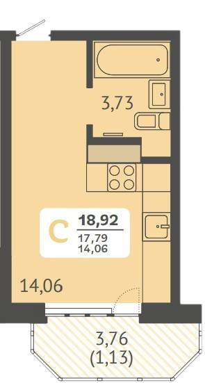 Продажа новостройки, Краснодар, Красных Партизан улица,  д.1/4к16