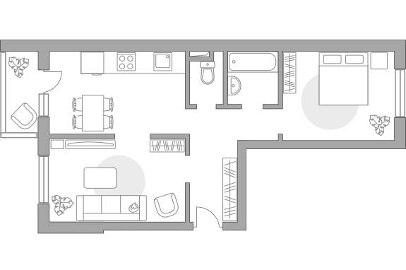 Продажа 2-комнатной новостройки, Жабкино, Ленинская улица,  д.1