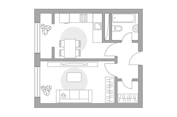 Продажа 1-комнатной новостройки, Глухово, Рублевское предместье улица,  д.26