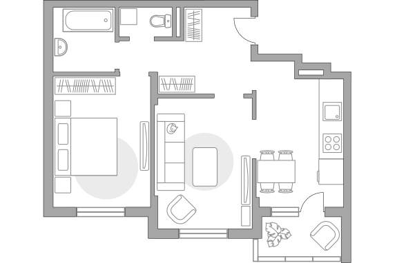 Продажа 2-комнатной новостройки, Жабкино, Ленинская улица,  д.1