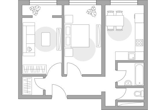 Продажа 2-комнатной новостройки, Глухово, Рублевское предместье улица,  д.26