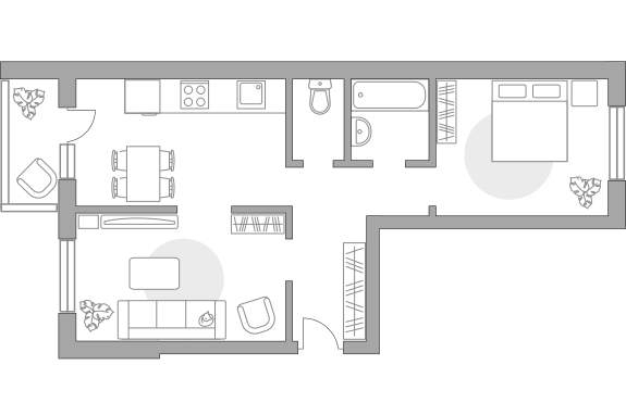 Продажа 2-комнатной новостройки, Жабкино, Ленинская улица,  д.1
