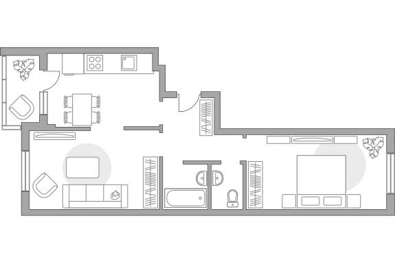Продажа 2-комнатной новостройки, Жабкино, Ленинская улица,  д.1