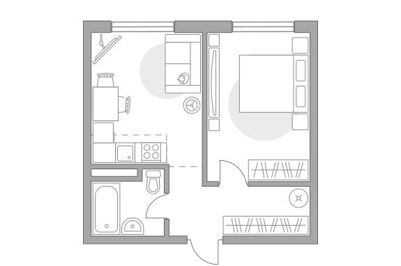 Продажа 2-комнатной новостройки, Николо-Урюпино, полковника Глазунова улица,  д.1
