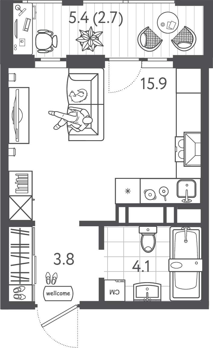 Продажа новостройки, Краснодар, Колхозная улица,  д.5стр3