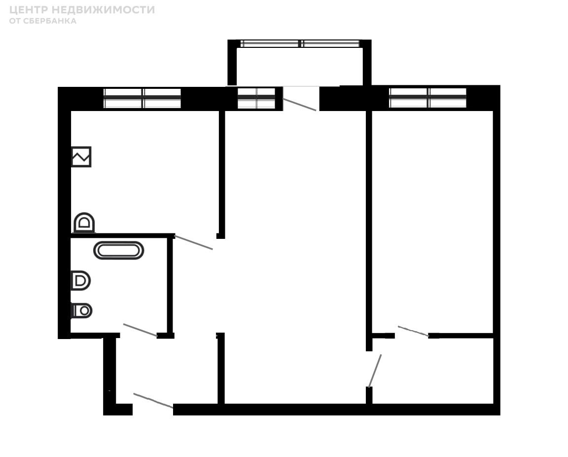 Продажа 2-комнатной квартиры, Щербинка, Симферопольская улица,  д.3В