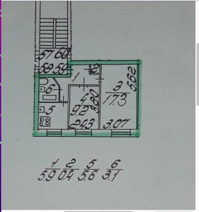 Продажа 2-комнатной квартиры, Санкт-Петербург, Омская улица,  д.24