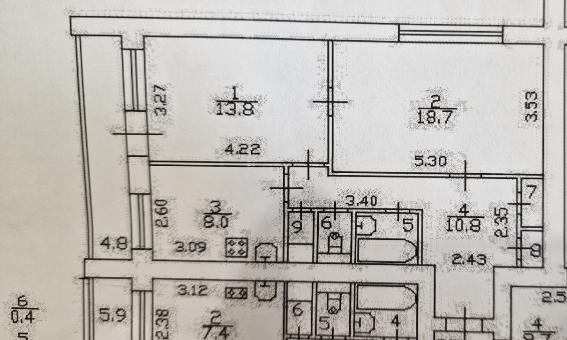 Продажа 2-комнатной квартиры, Санкт-Петербург, Орджоникидзе улица,  д.33