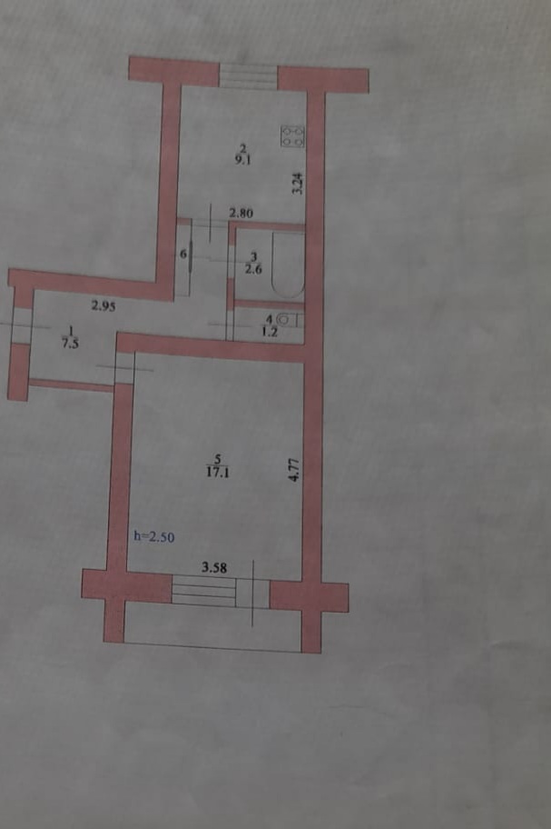 Продажа 1-комнатной квартиры, Михайловка, 2 Краснознаменская улица,  д.61/2