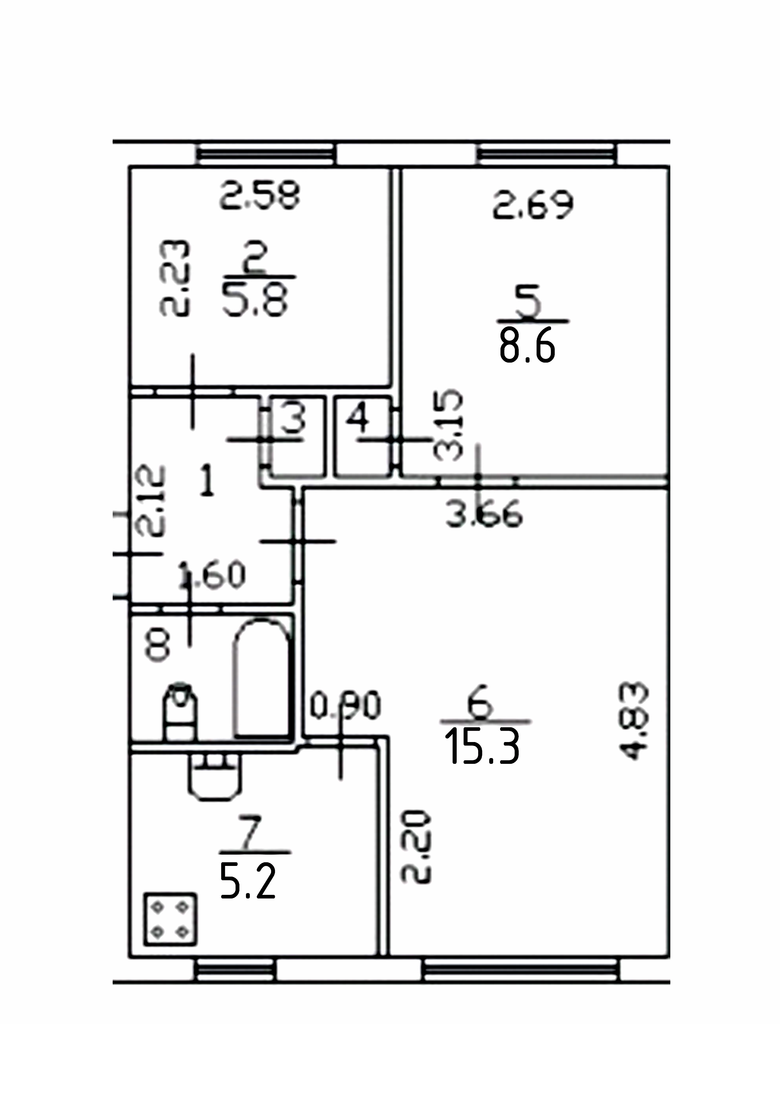 Продажа 3-комнатной квартиры, Санкт-Петербург, Лёни Голикова улица,  д.72