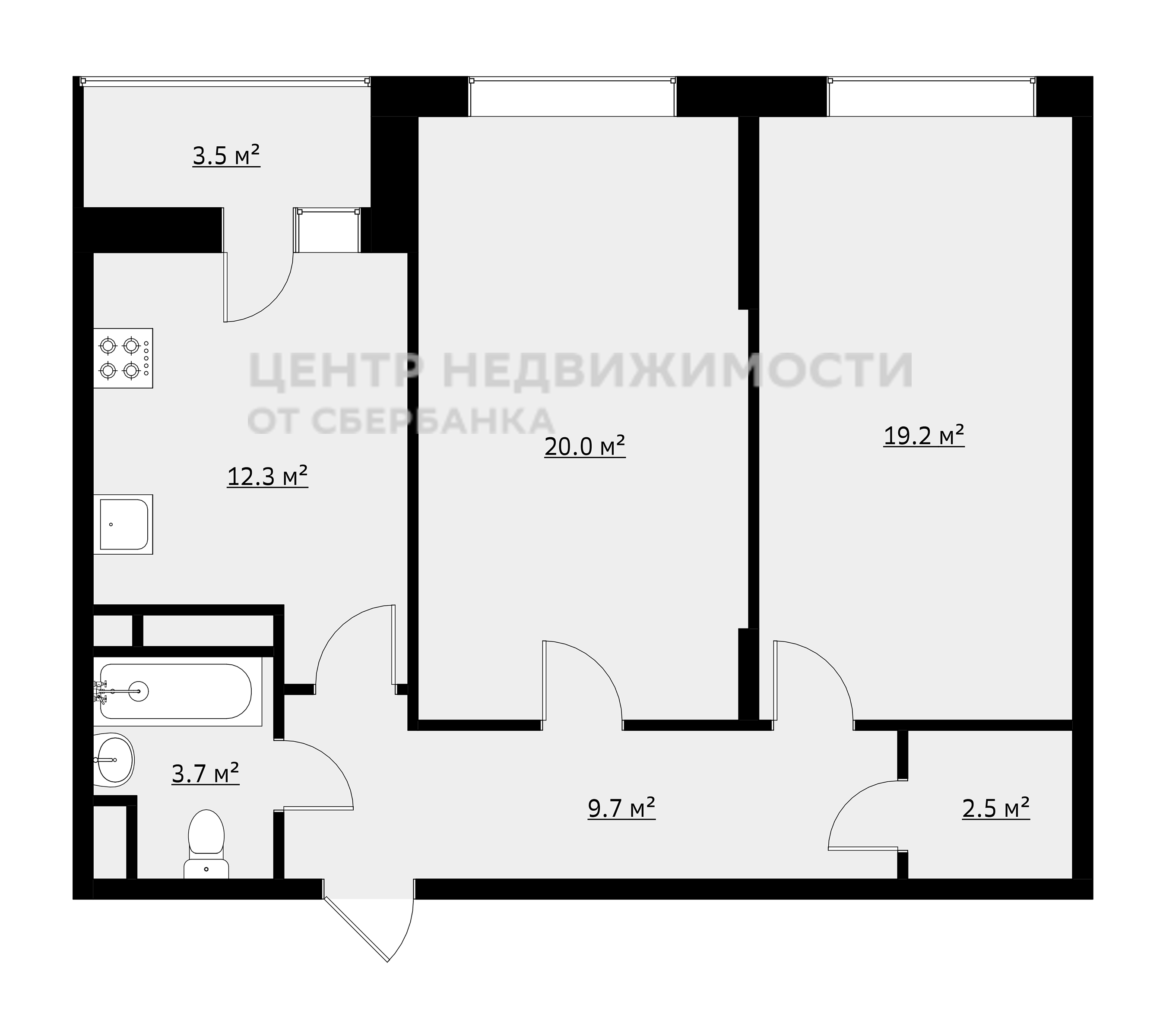 Продажа 2-комнатной квартиры, Одинцово, Белорусская улица,  д.10