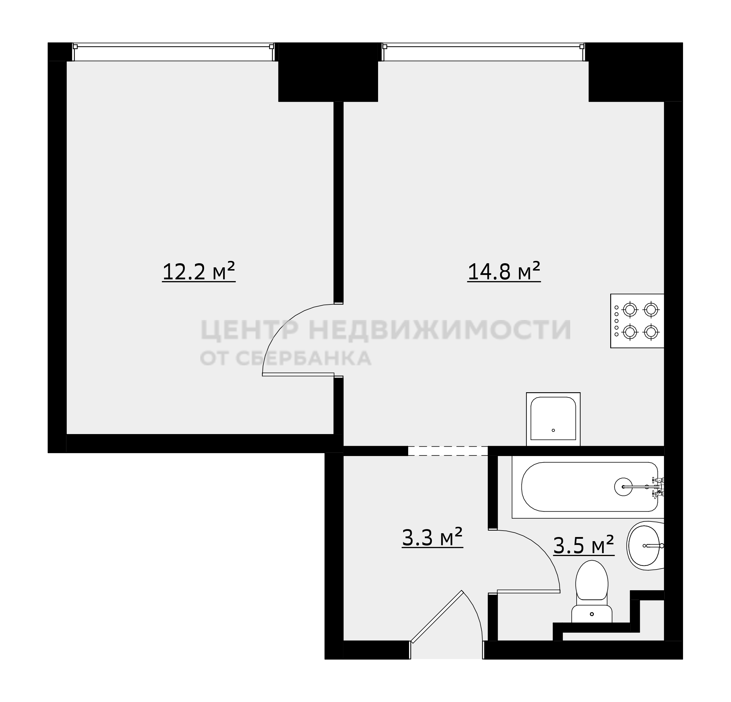 Продажа 1-комнатной новостройки, Москва, жилой комплекс Вэйв территория,  д.к1