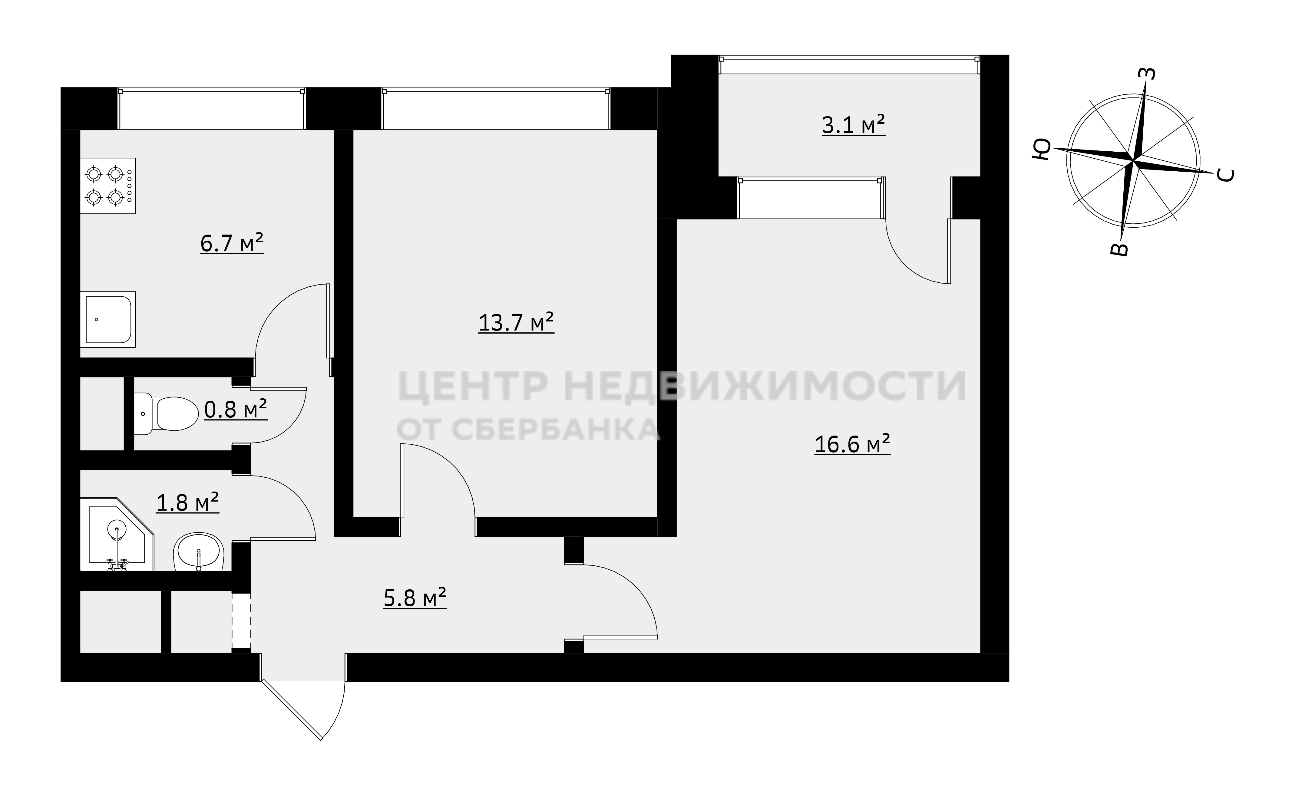 Продажа 2-комнатной квартиры, Москва, Шокальского проезд,  д.12Б