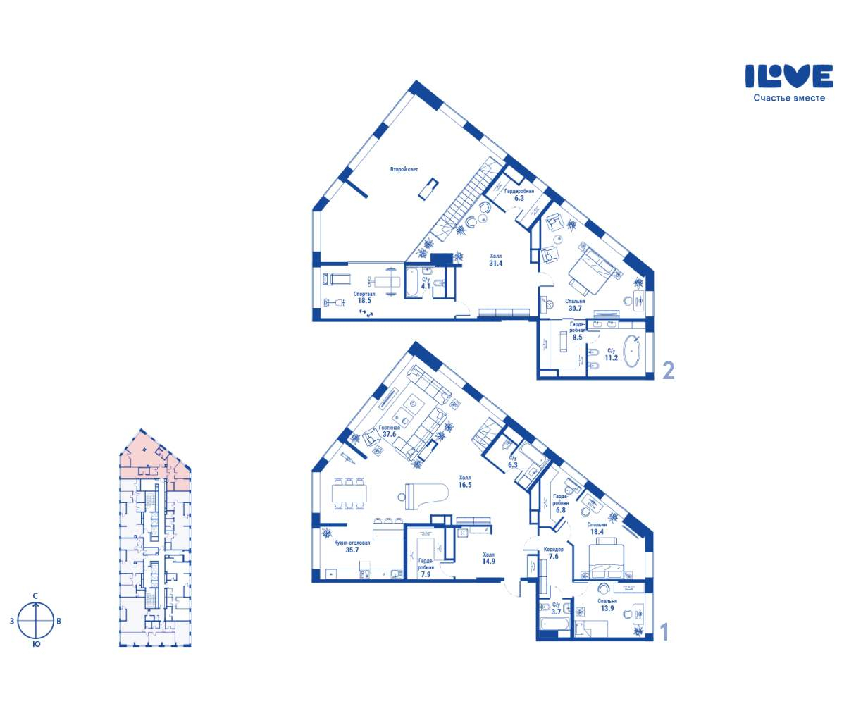 Купить Студия квартиру 118 м², Москва и МО, Бочкова, 11А — без посредников,  id в базе Кайли 10080