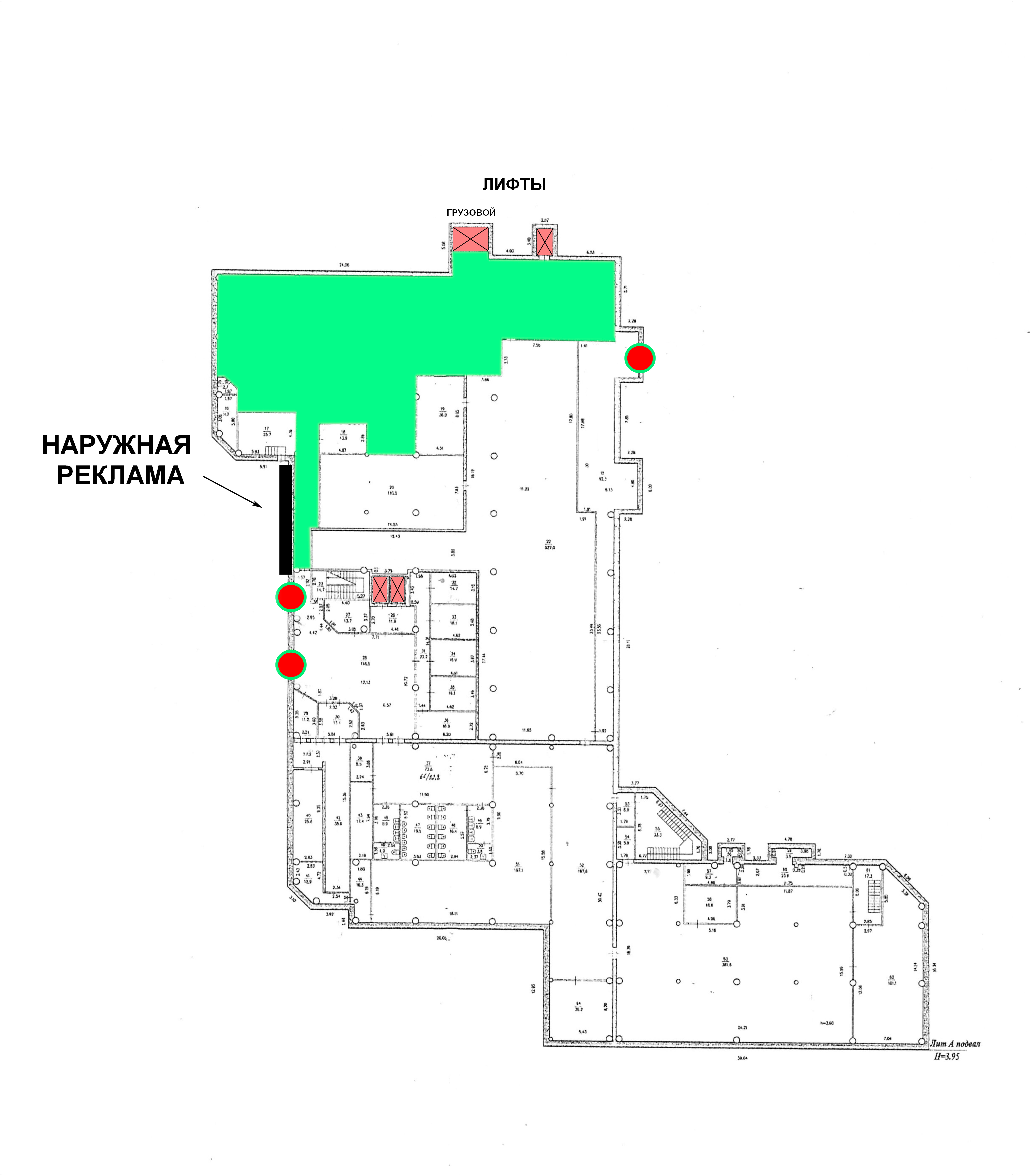 Сдам в аренду магазин 530 м.кв.