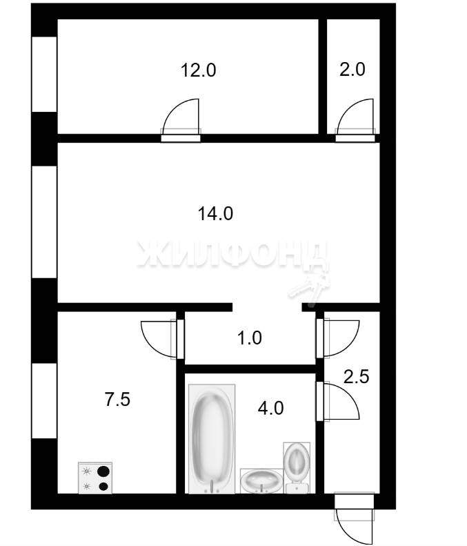 Квартира на продажу в Брянске, Ромашина улица, 2А фото №23