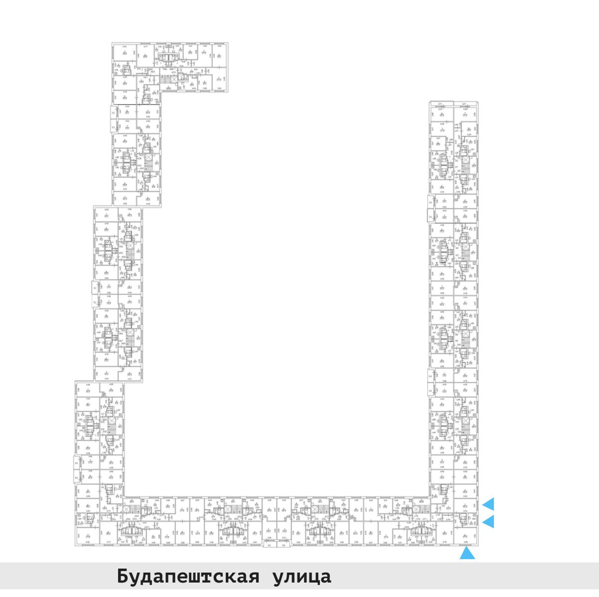 Продажа: Квартира 51.5 м², этаж 7/9, по адресу Россия, Санкт-Петербург,  Фрунзенский, Будапештская улица, д.9к1 - по цене 9200000 руб. на  ПроНедвижимость