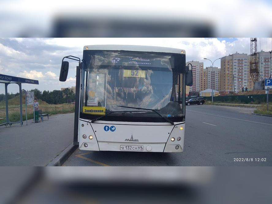 Автобус МАЗ 206086 с маршрутом г. Чебоксары