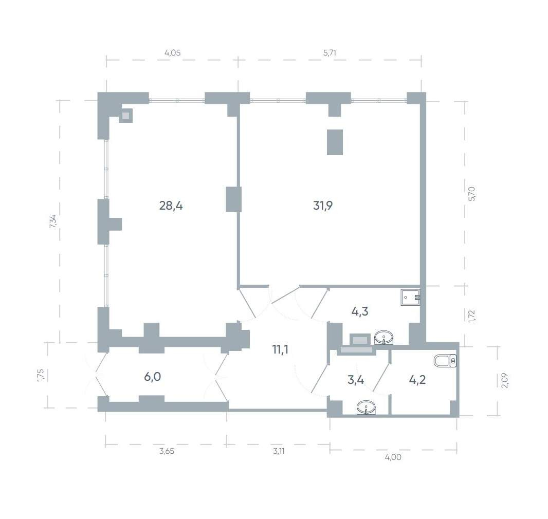 Продам помещение свободного назначения 89.3 м.кв.