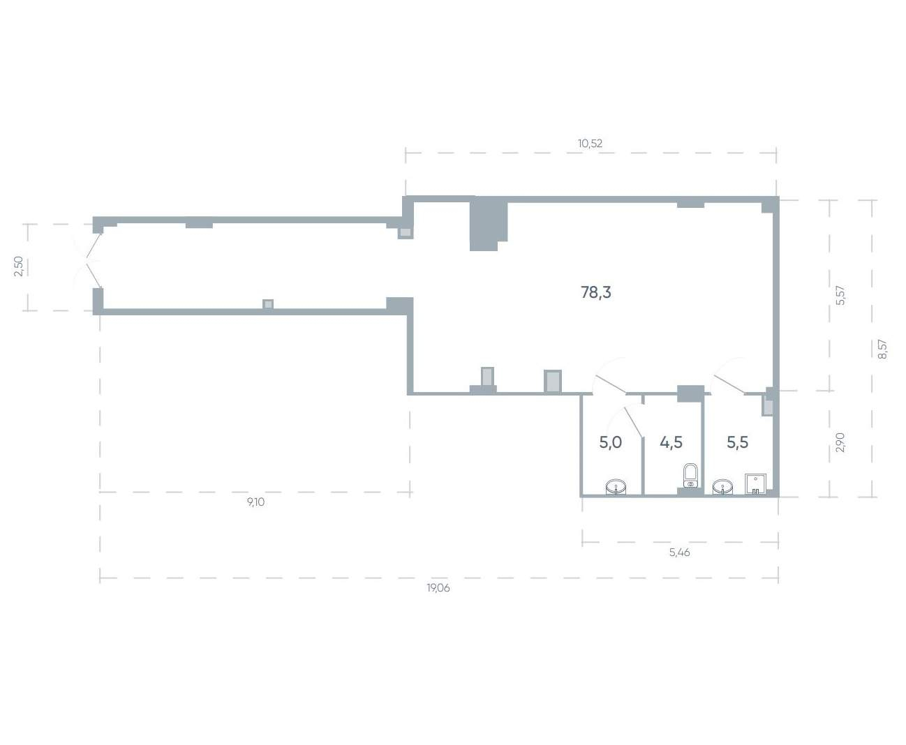 Продам помещение свободного назначения 93.3 м.кв.