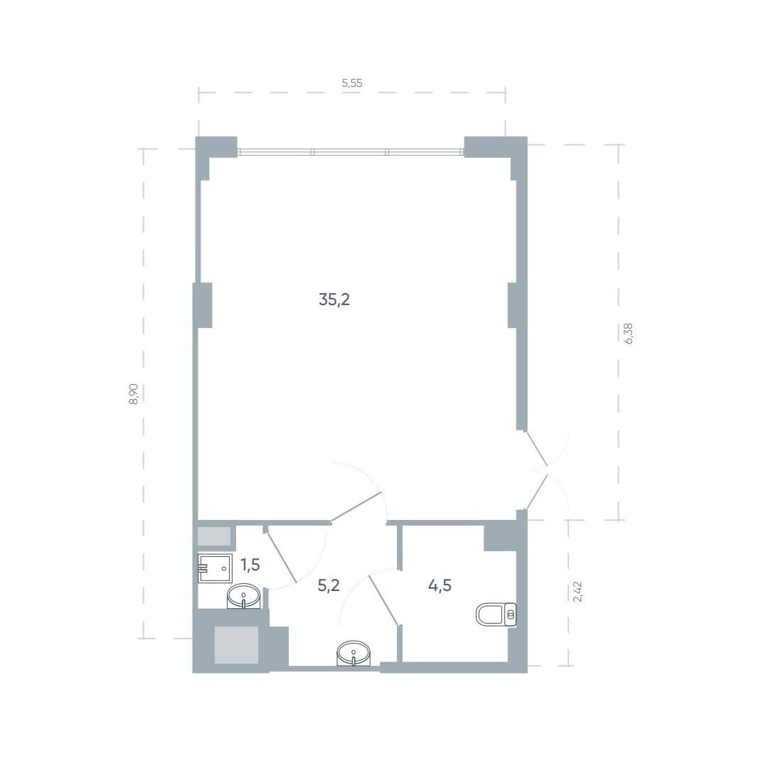 Продам помещение свободного назначения 46.4 м.кв.