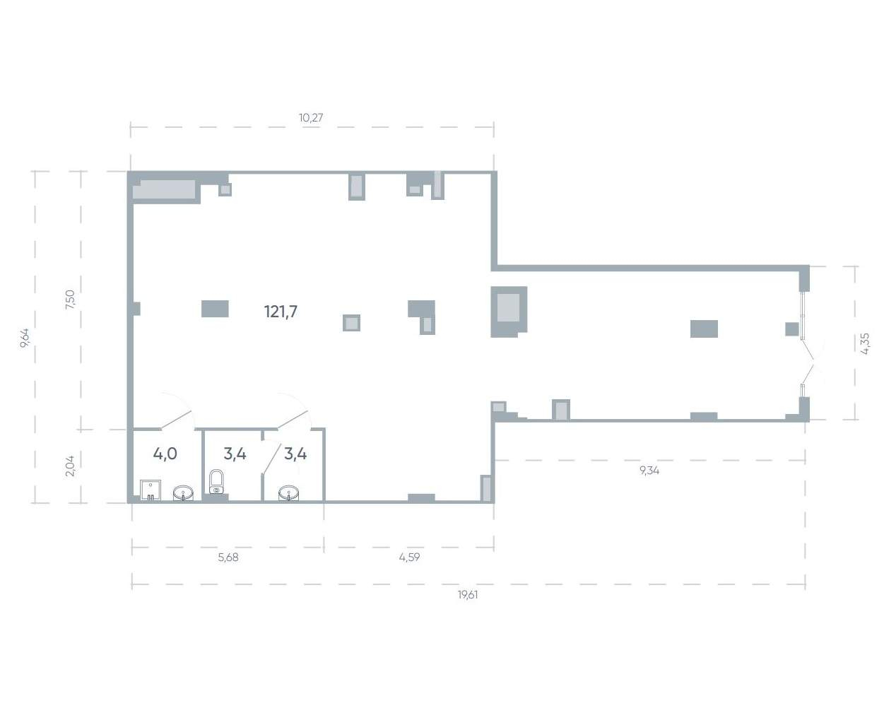 Продам помещение свободного назначения 131.9 м.кв.
