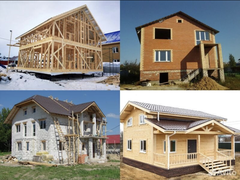 Строительство домов и крыши и ремонт под ключ
