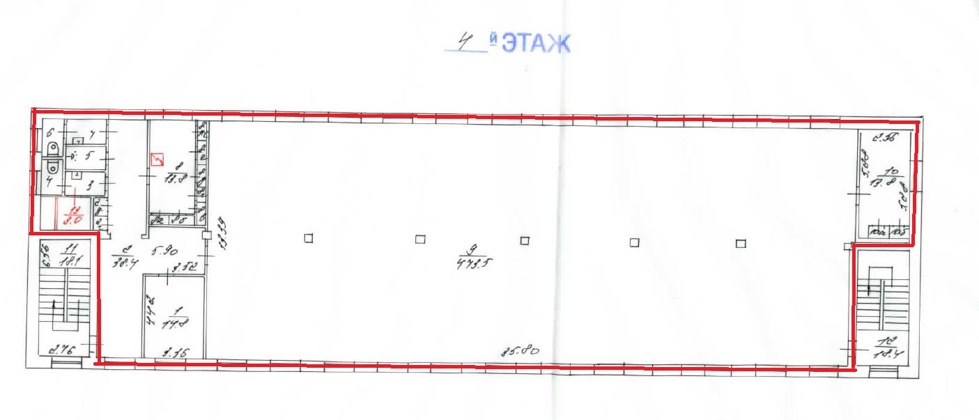 Сдам в аренду помещение свободного назначения 575.5 м.кв.