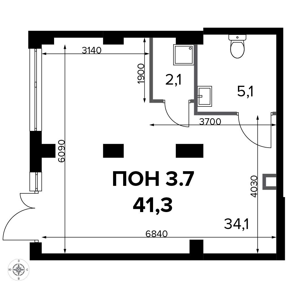 Продам офис 84.6 м.кв.