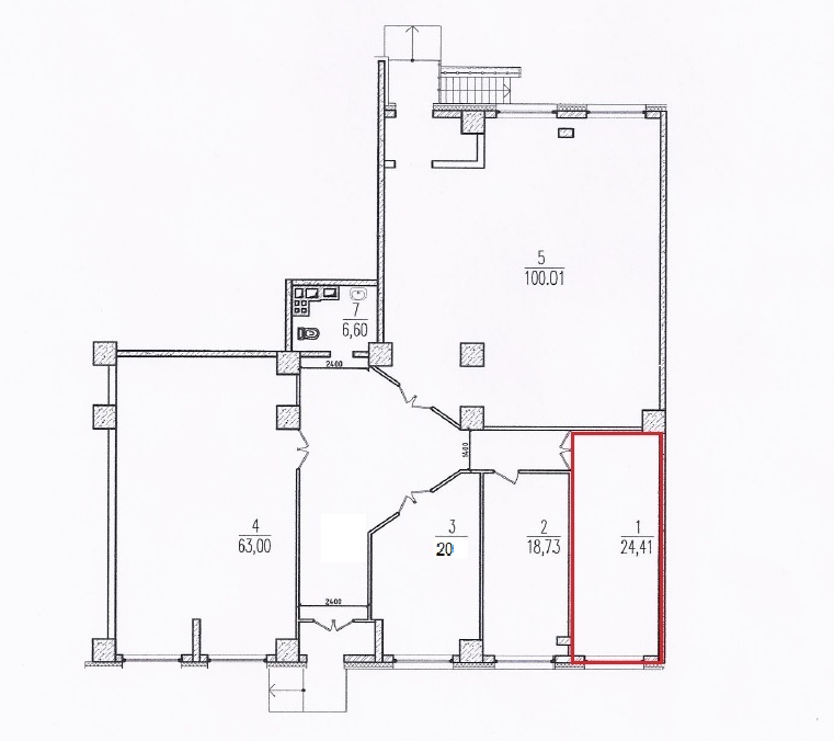 Сдам в аренду магазин 24.4 м.кв.